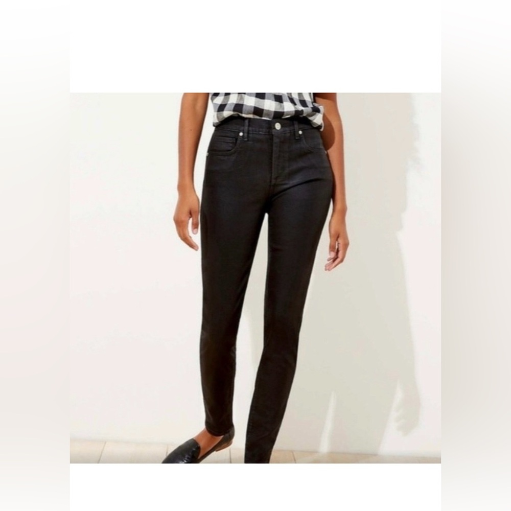 Loft Coated Skinny Jeans